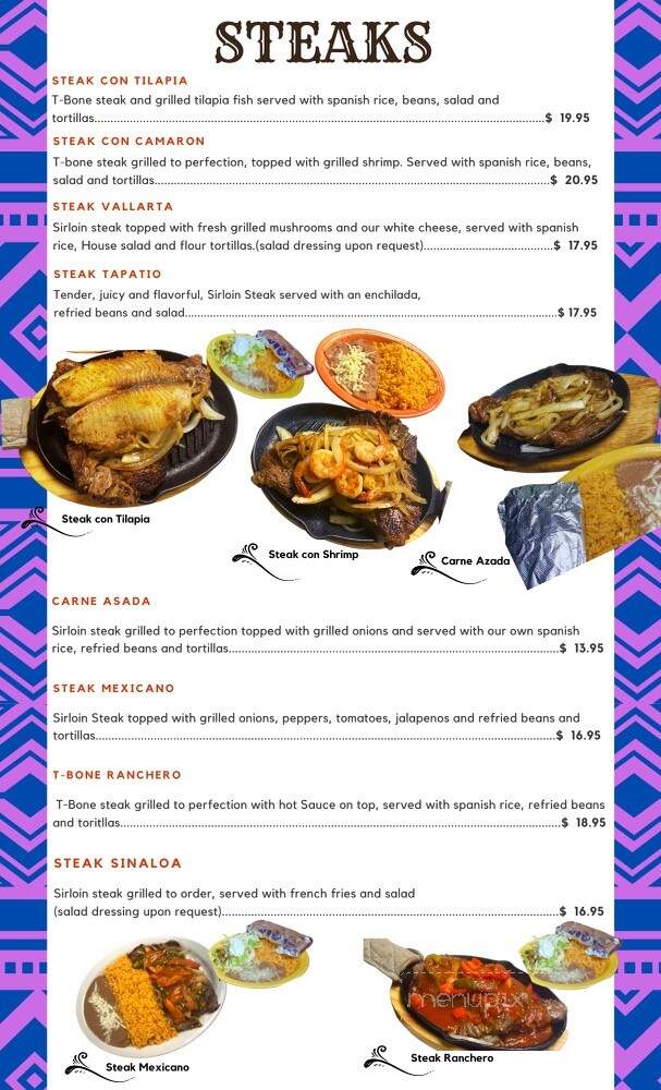 La Patrona Mexican Restaurant - Huron, SD menu_pic