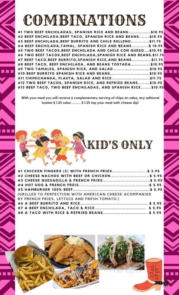 La Patrona Mexican Restaurant - Huron, SD menu_pic