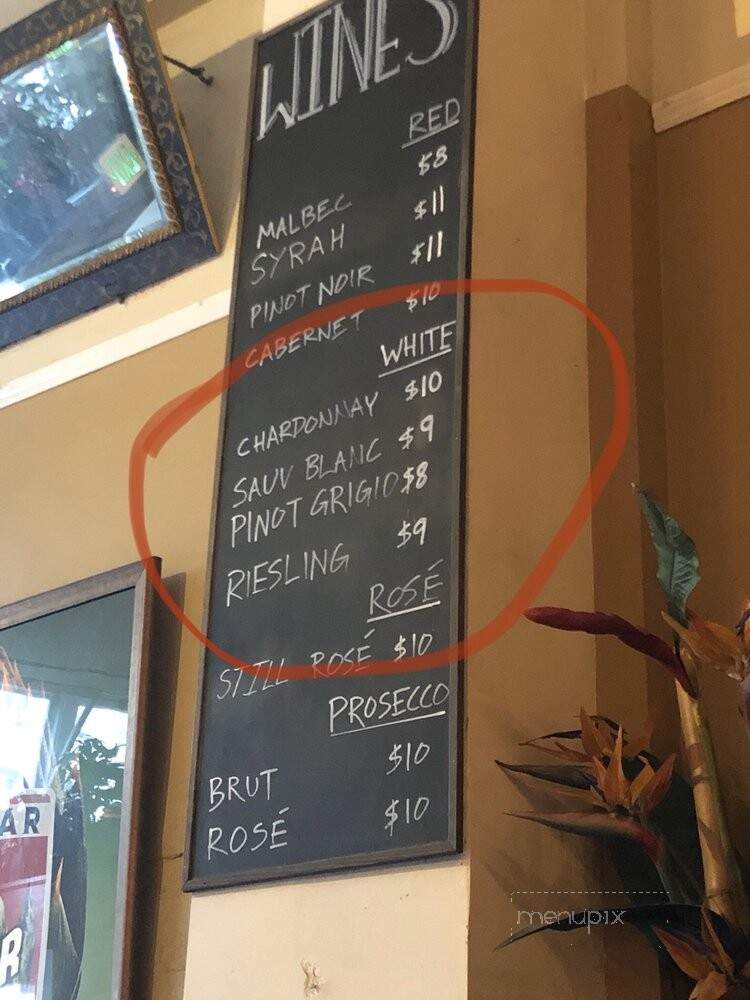83 Proof - San Francisco, CA menu_pic