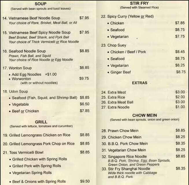 Lotus Garden Express - Langley, BC menu_pic
