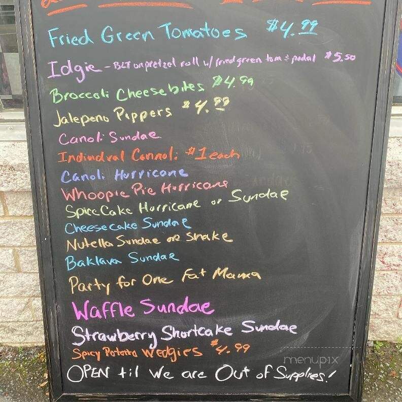 Kristy's Whistle Stop - Enola, PA menu_pic