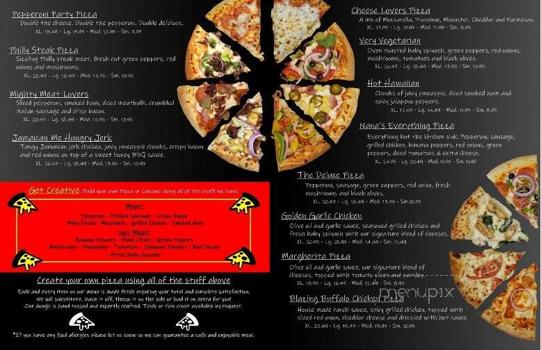 Nana's Pizza and Pie - Moundsville, WV menu_pic