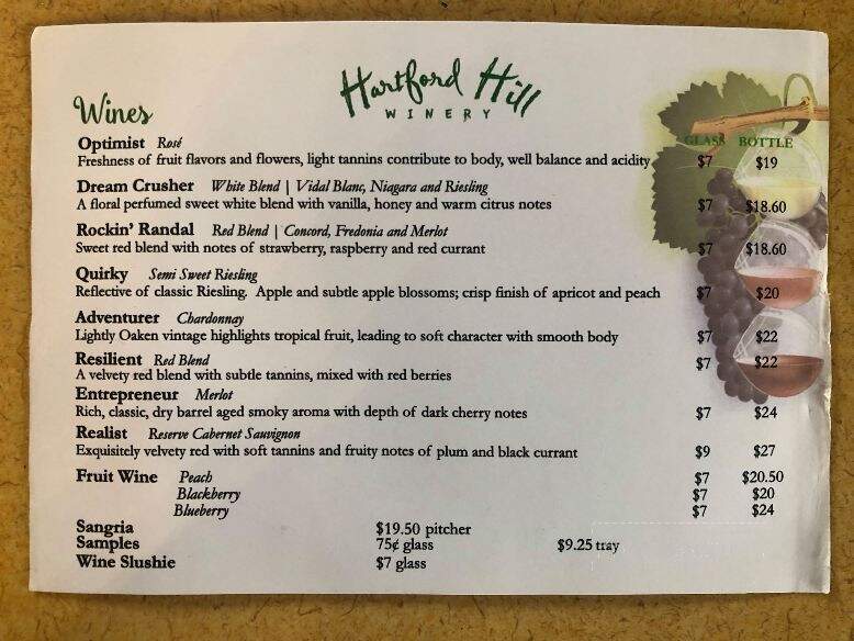 Hartford Hill Winery - Fowler, OH