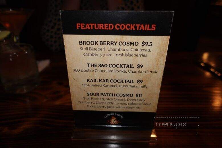 Second Brook Bar and Grill - Hooksett, NH menu_pic