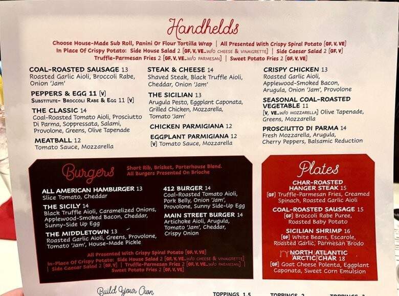 Sicily Coal Fired Pizza - Middletown, CT menu_pic