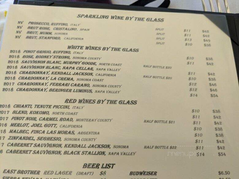 Lara's Fine Dining - Richmond, CA menu_pic