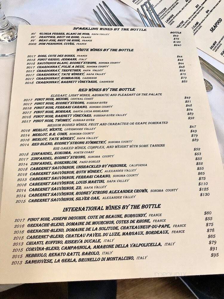Lara's Fine Dining - Richmond, CA menu_pic