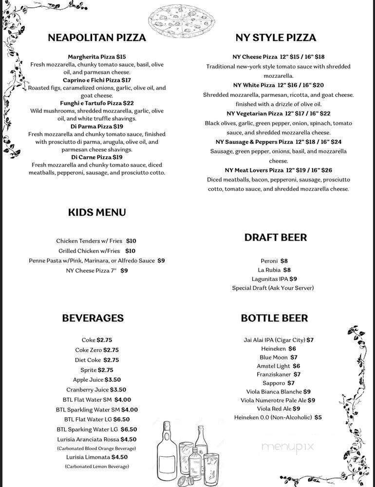 Certo Risto & Pizza - West Miami, FL menu_pic