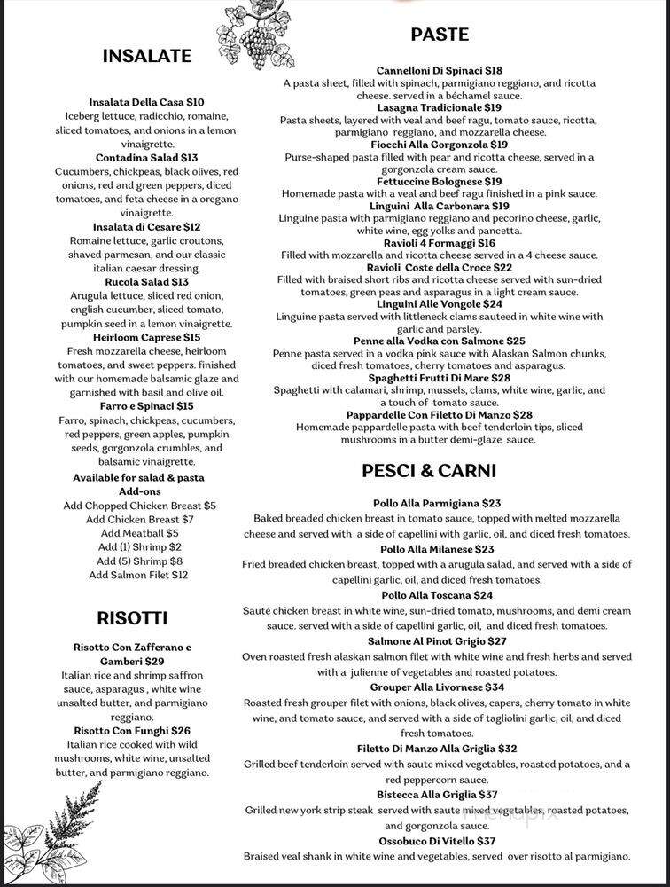 Certo Risto & Pizza - West Miami, FL menu_pic
