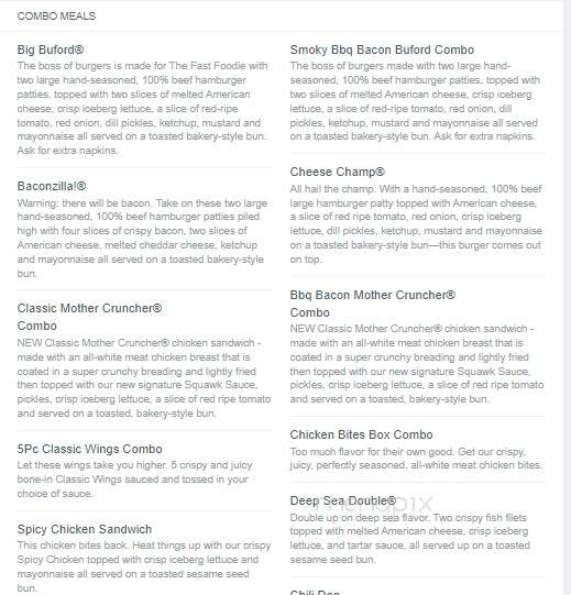 Rally's Hamburgers - Radcliff, KY menu_pic
