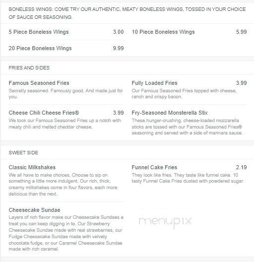 Rally's Hamburgers - Radcliff, KY menu_pic