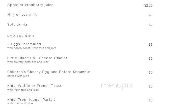 Cellar Door Restaurant at The Groveland Hotel - Groveland, CA menu_pic