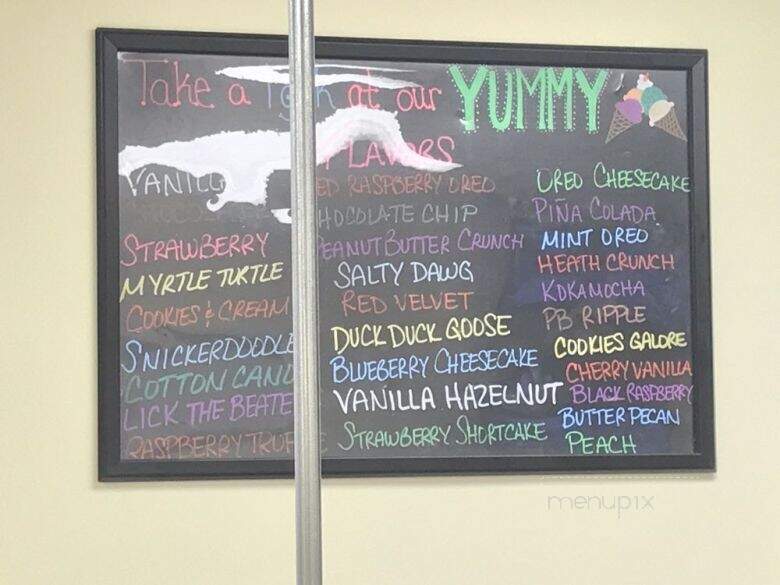 Bomboy's Home Made Ice Cream - Havre de Grace, MD menu_pic