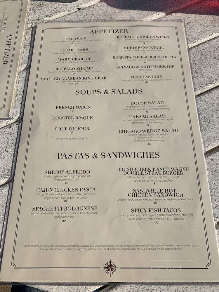 Lighthouse Restaurant - Cedar Lake, IN menu_pic