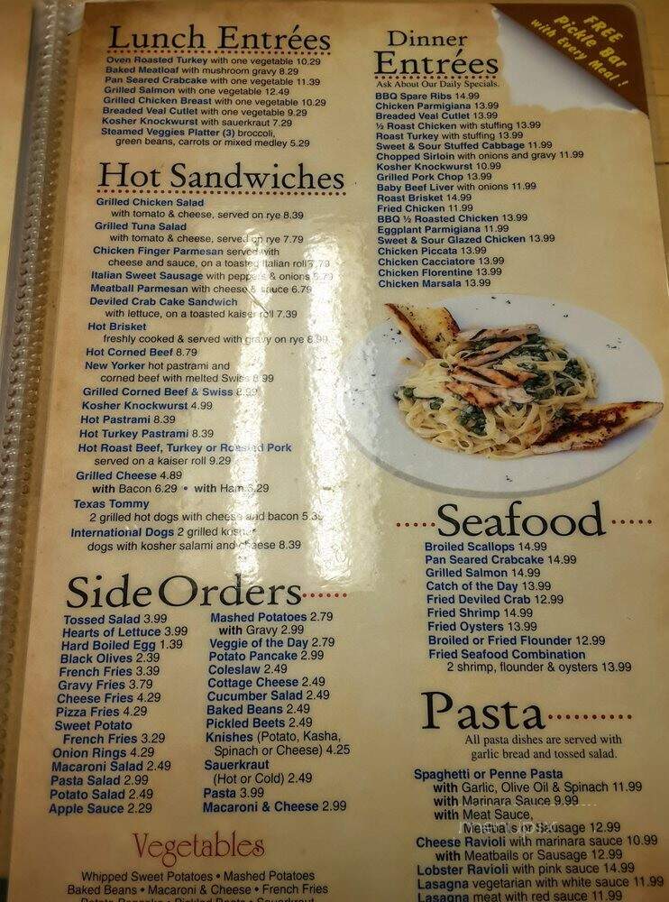 Michael's Jewish Delicatessen & Restaurant - King of Prussia, PA menu_pic