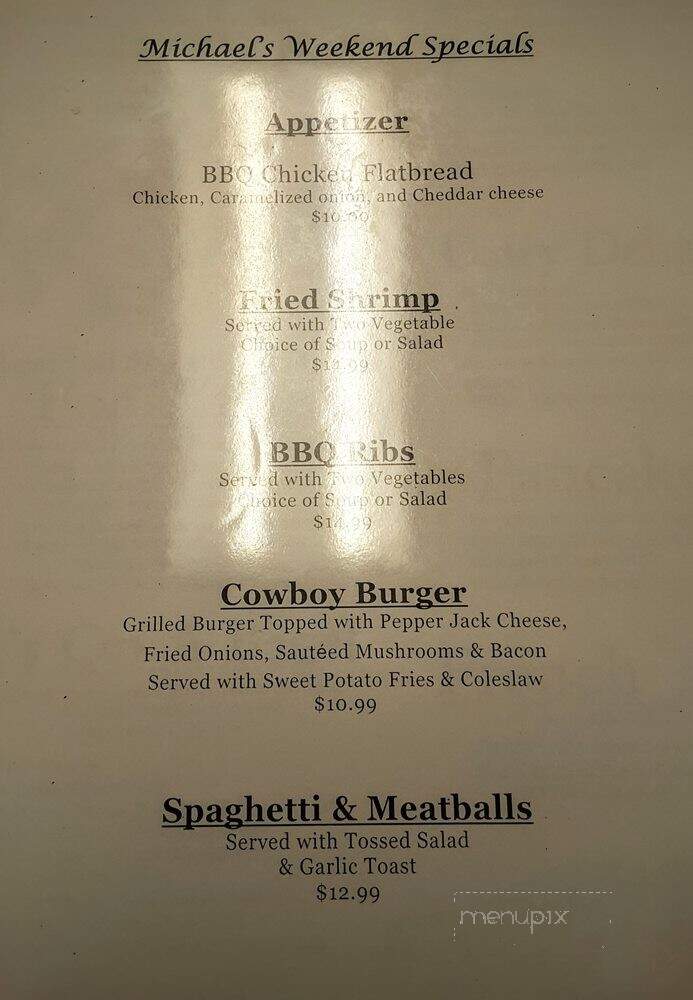 Michael's Jewish Delicatessen & Restaurant - King of Prussia, PA menu_pic