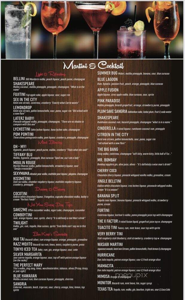 Hibachi Teppanyaki and Sushi - Burleson, TX menu_pic