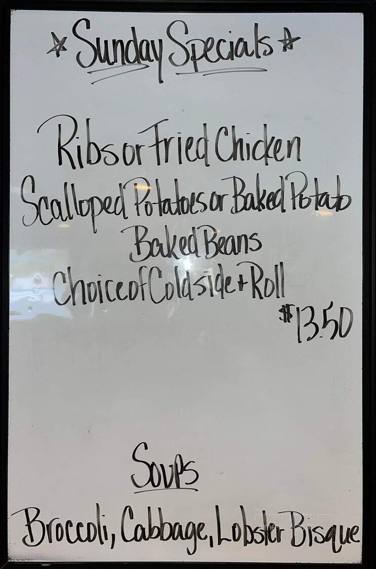 Prima Marina Incorporated - Moundsville, WV menu_pic