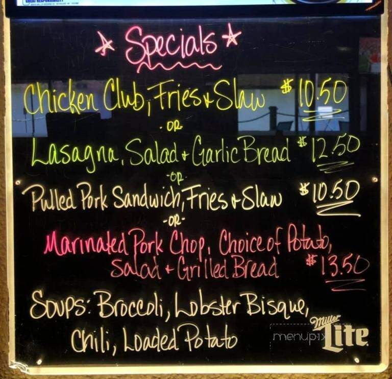 Prima Marina Incorporated - Moundsville, WV menu_pic