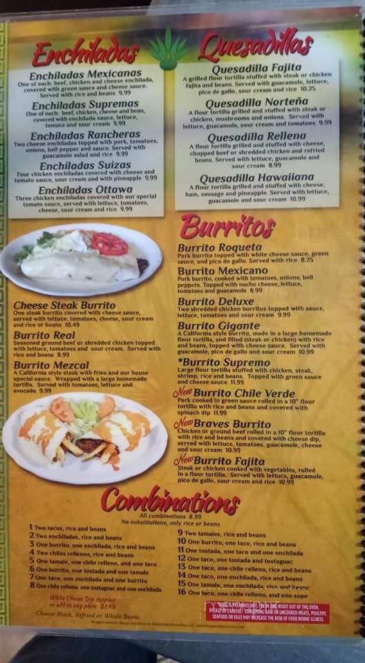 El Mezcal - Ottawa, KS menu_pic