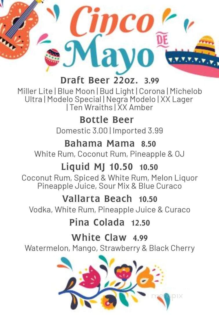 Vallarta Mexican Restaurant - Pensacola, FL menu_pic