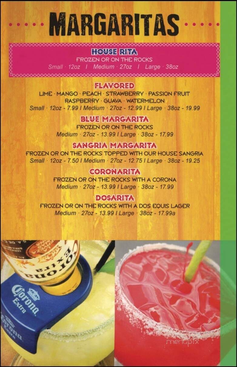 Vallarta Mexican Restaurant - Pensacola, FL menu_pic