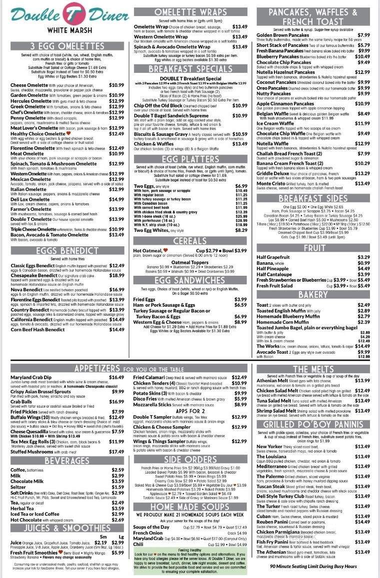 Double T Diner Co - White Marsh, MD menu_pic