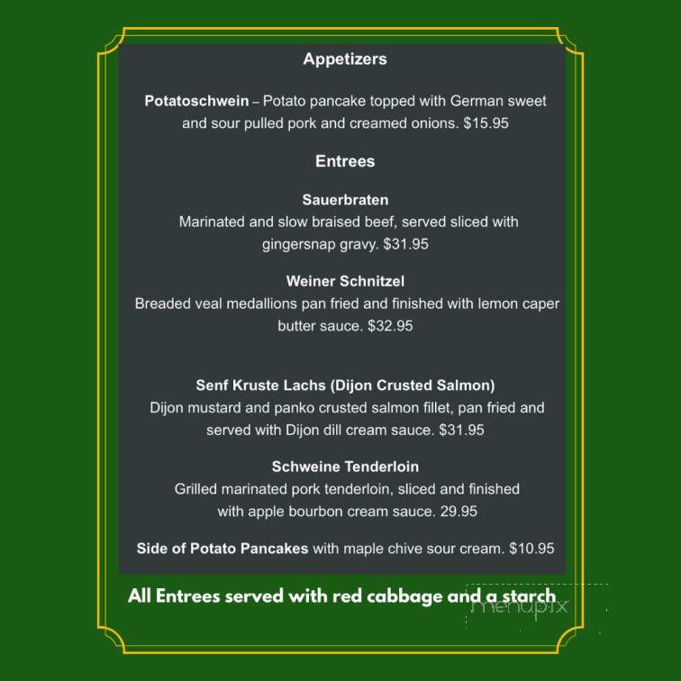 Lake Ridge Restaurant - Round Lake, NY menu_pic
