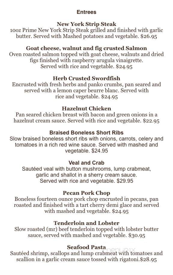 Lake Ridge Restaurant - Round Lake, NY menu_pic