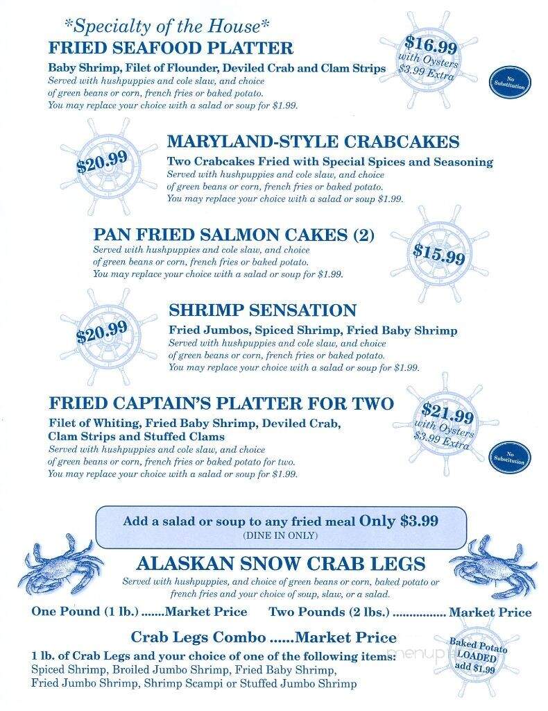 Harbor Inn Seafood - Lynchburg, VA menu_pic