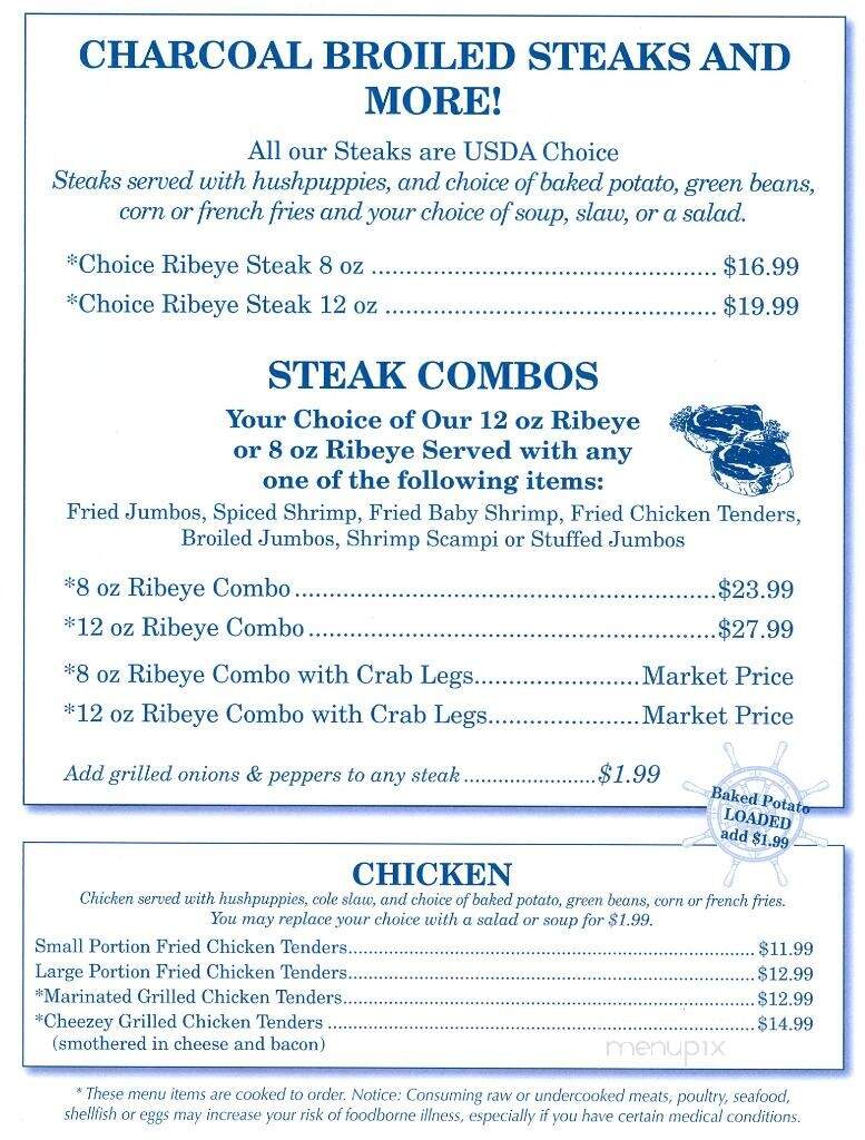 Harbor Inn Seafood - Lynchburg, VA menu_pic