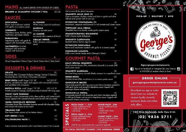 George's Pizza & Subs - Charlton, MA