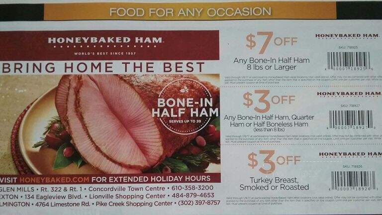 Honey Baked Ham Company - Exton, PA menu_pic