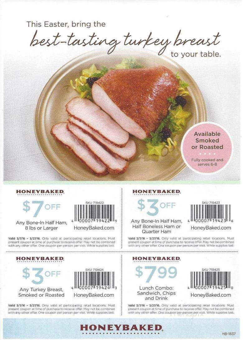 Honey Baked Ham Company - Exton, PA menu_pic