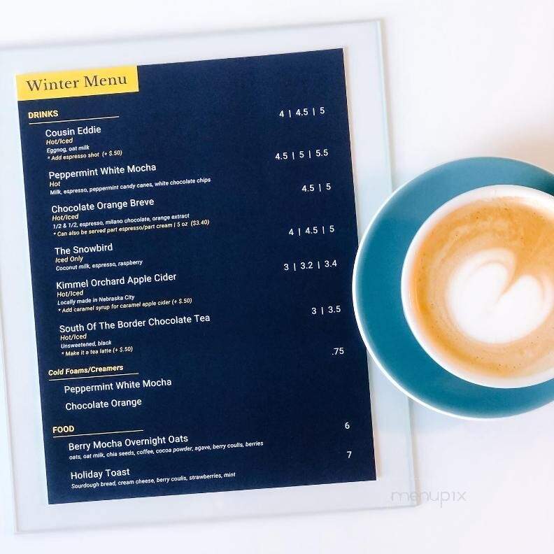 Stir Coffee Bar - Omaha, NE menu_pic