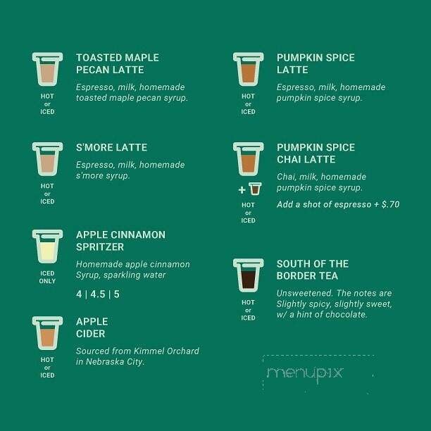 Stir Coffee Bar - Omaha, NE menu_pic