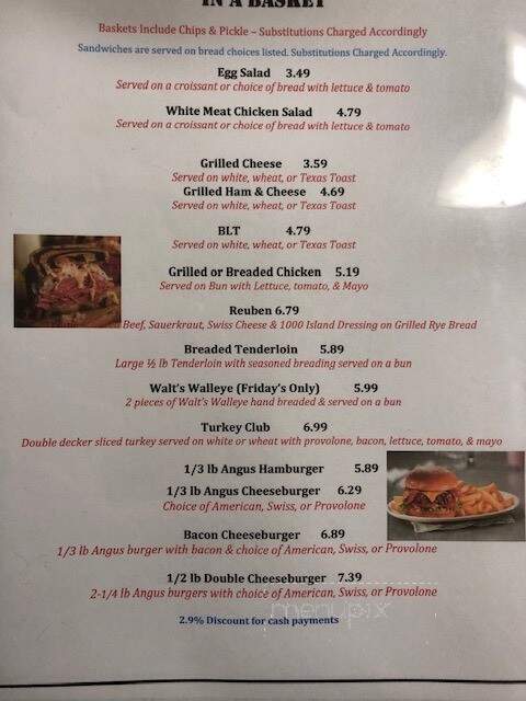 Hometown Eatery - West College Corner, IN menu_pic