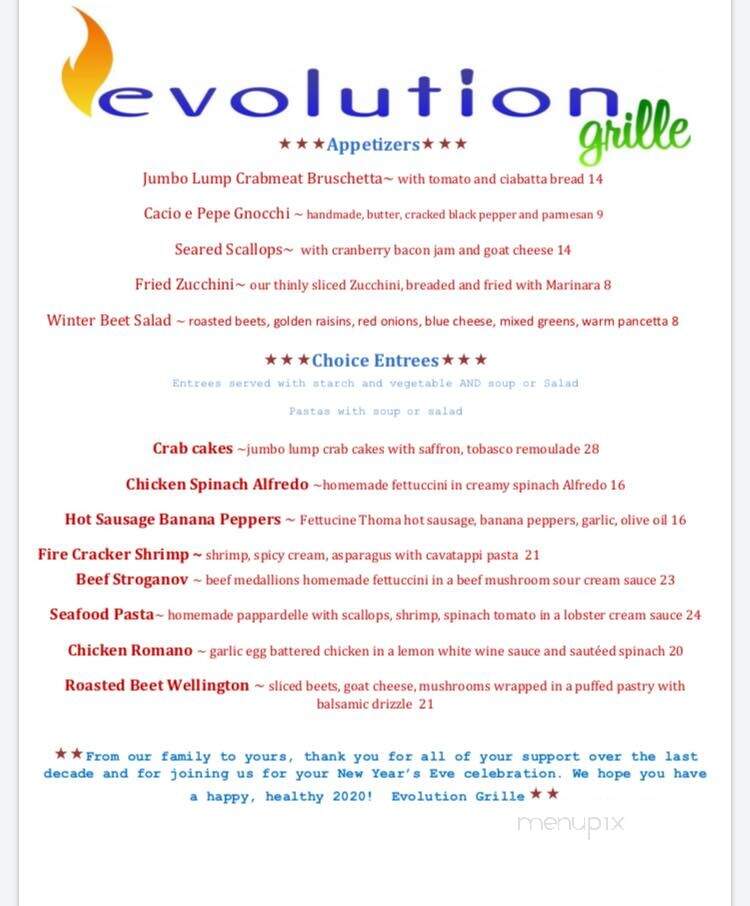 Evolution Grille - Freeport, PA