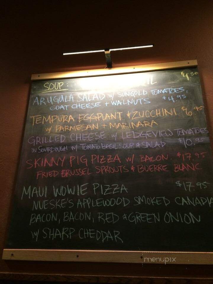 Rustique Pizzeria and Lounge - Suamico, WI menu_pic