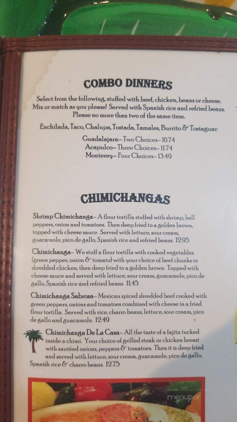 Acapulco Mexican Grill - Hamilton, IN menu_pic