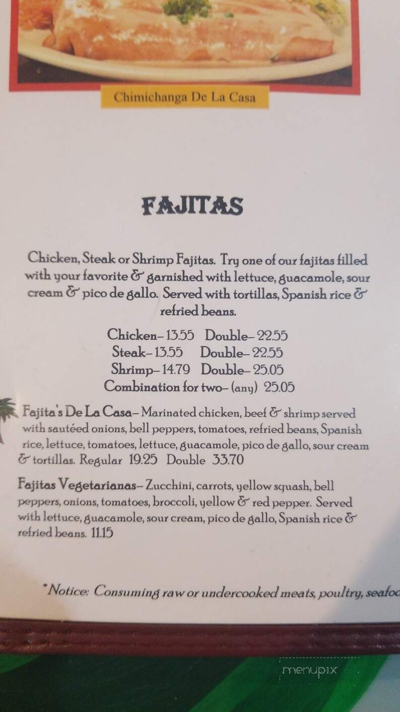 Acapulco Mexican Grill - Hamilton, IN menu_pic