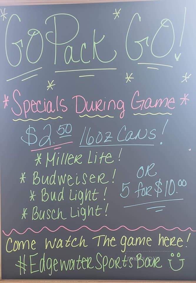 Helen's Edgewater Inn - Marinette, WI menu_pic