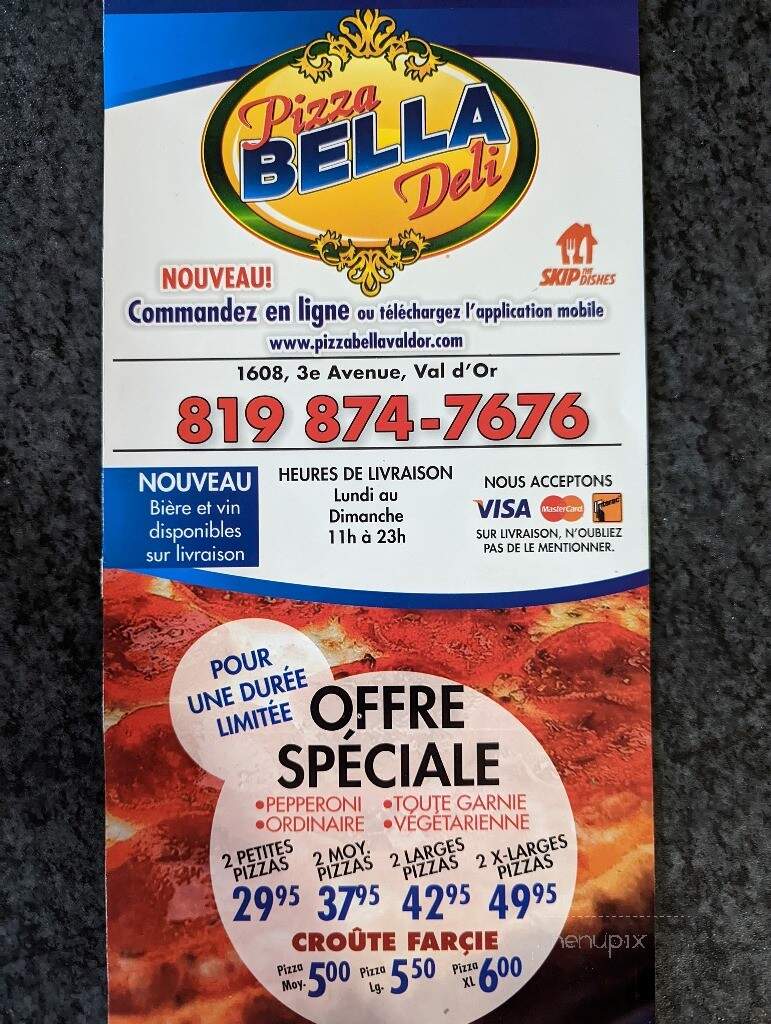 Pizza Bella - Val-D'Or, QC