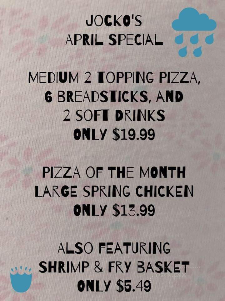 Jocko's - Danville, IL menu_pic