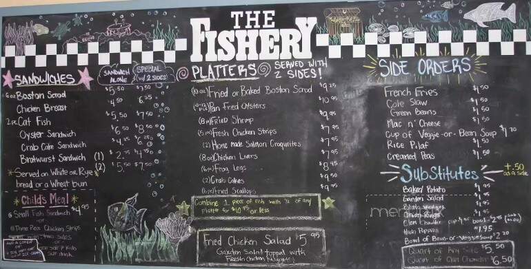 Fishery - Saint Matthews, KY menu_pic