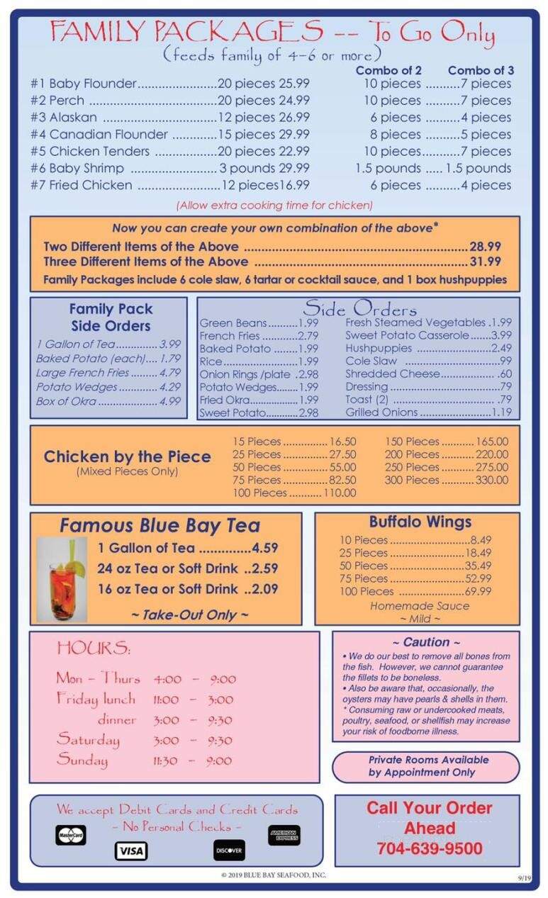 Blue Bay Seafood Restaurant - Salisbury, NC