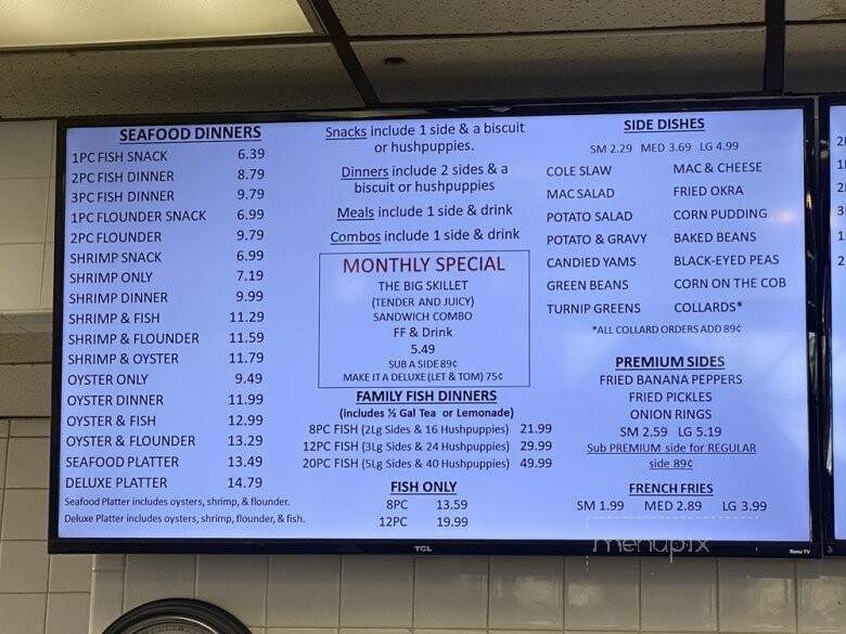 Golden Skillet - Henderson, NC menu_pic