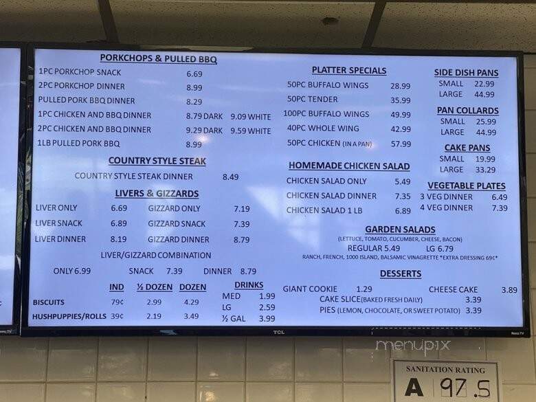 Golden Skillet - Henderson, NC menu_pic