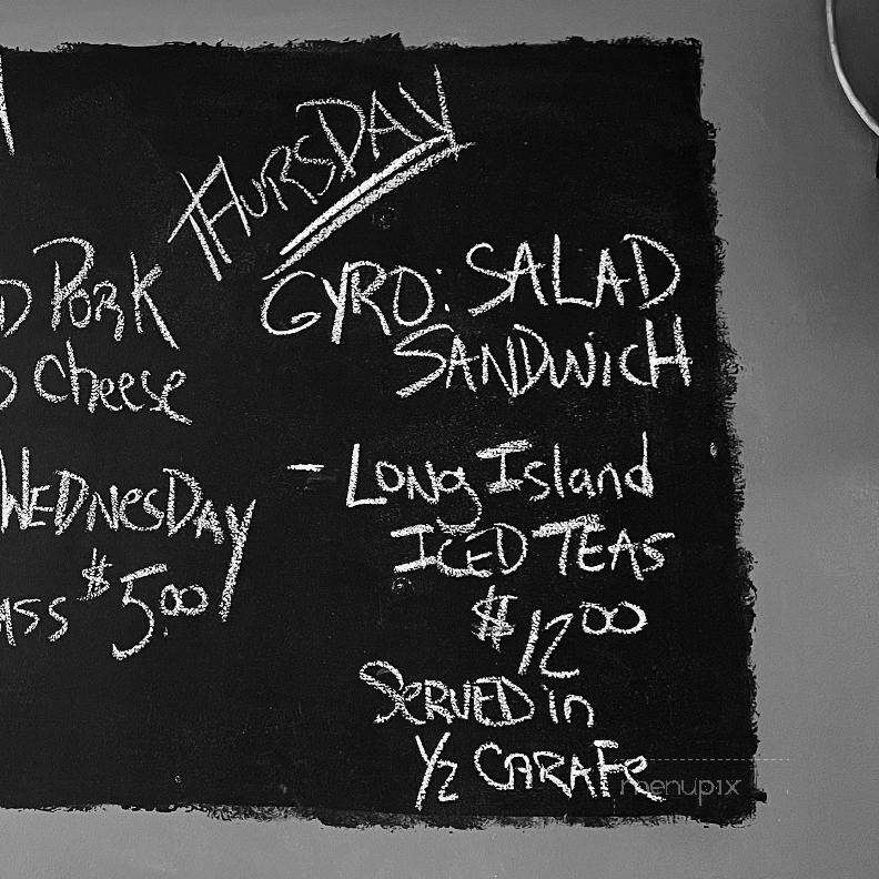Speer Street Grill - Belle Vernon, PA menu_pic
