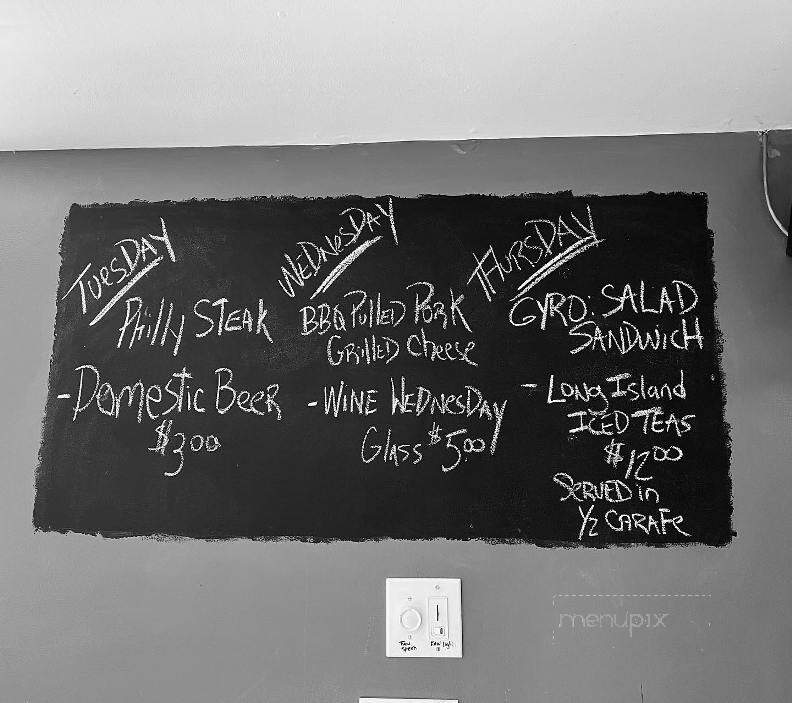 Speer Street Grill - Belle Vernon, PA menu_pic